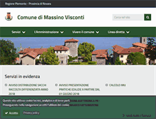 Tablet Screenshot of comune.massinovisconti.no.it